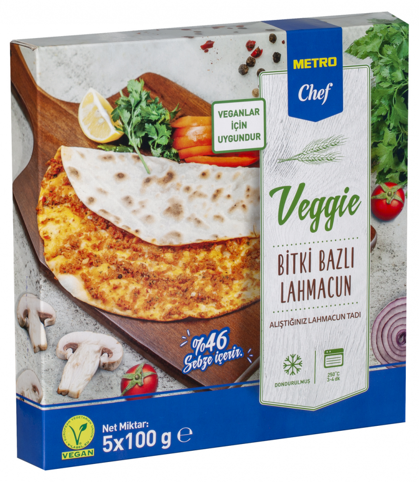 Metro Chef Veggie Lahmacun’a “Gıda Plus En Yenilikçi Vegan / Vejeteryan Ürün” Ödülü!